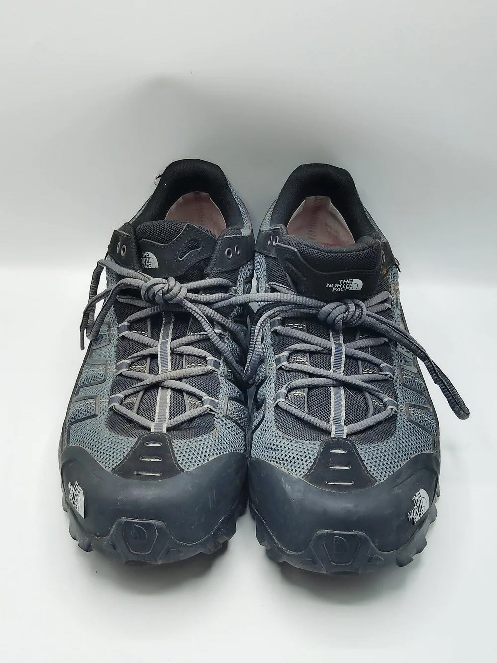 The North Face Men's Gray/Black Trail Hiking Shoes